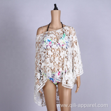 Summer crochet sexy beach wear cover up clothes